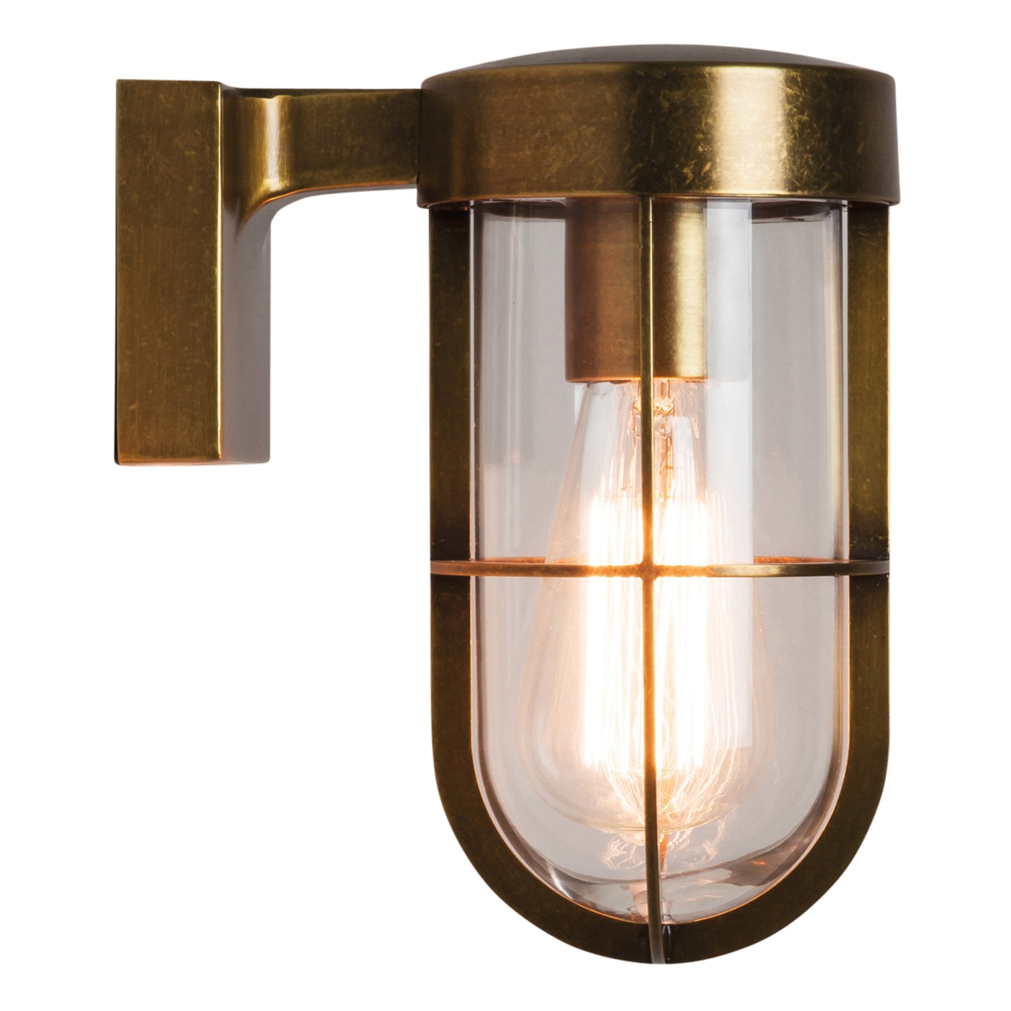 1368003 Cabin Wall Outdoor Wall Light Antique Brass