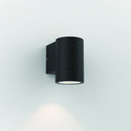 1372003 Dartmouth Single LED Outdoor Wall Light Textured Black