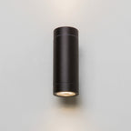 1372006 Dartmouth Twin LED Outdoor Wall Light Textured Black