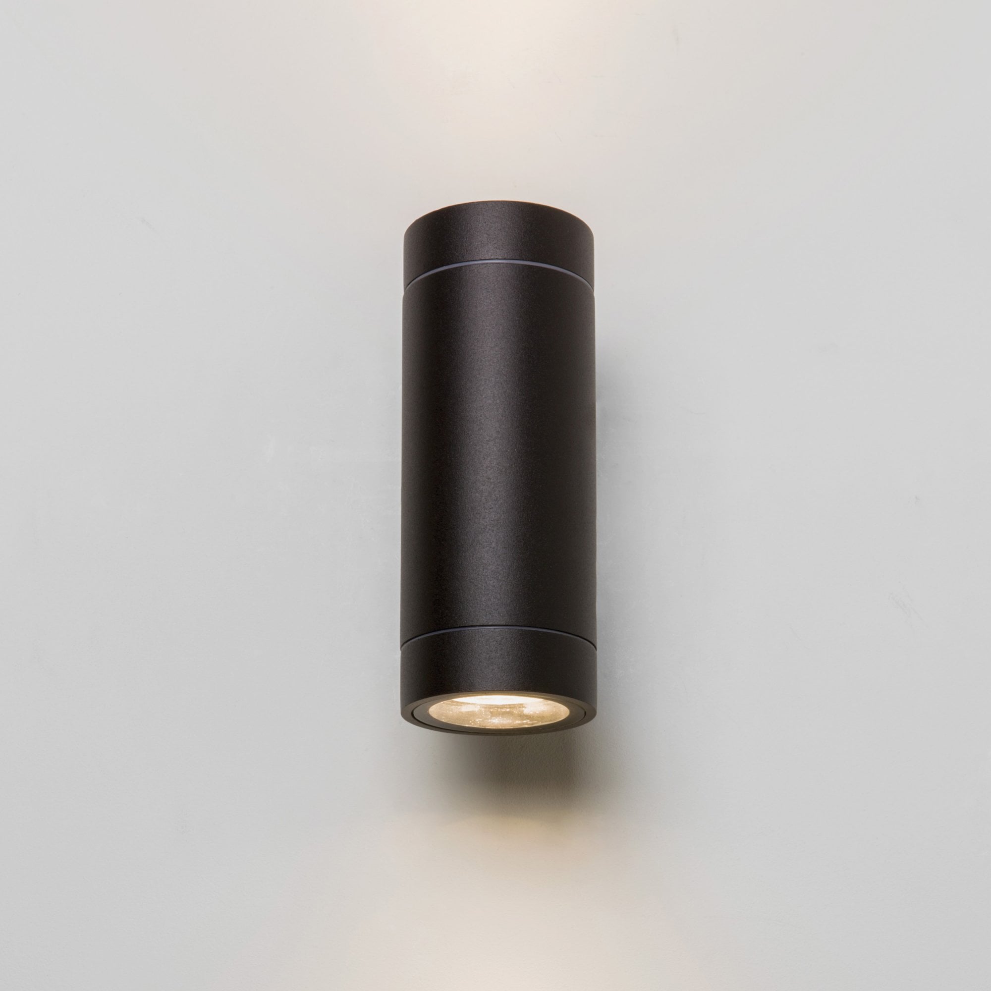 1372006 Dartmouth Twin LED Outdoor Wall Light Textured Black