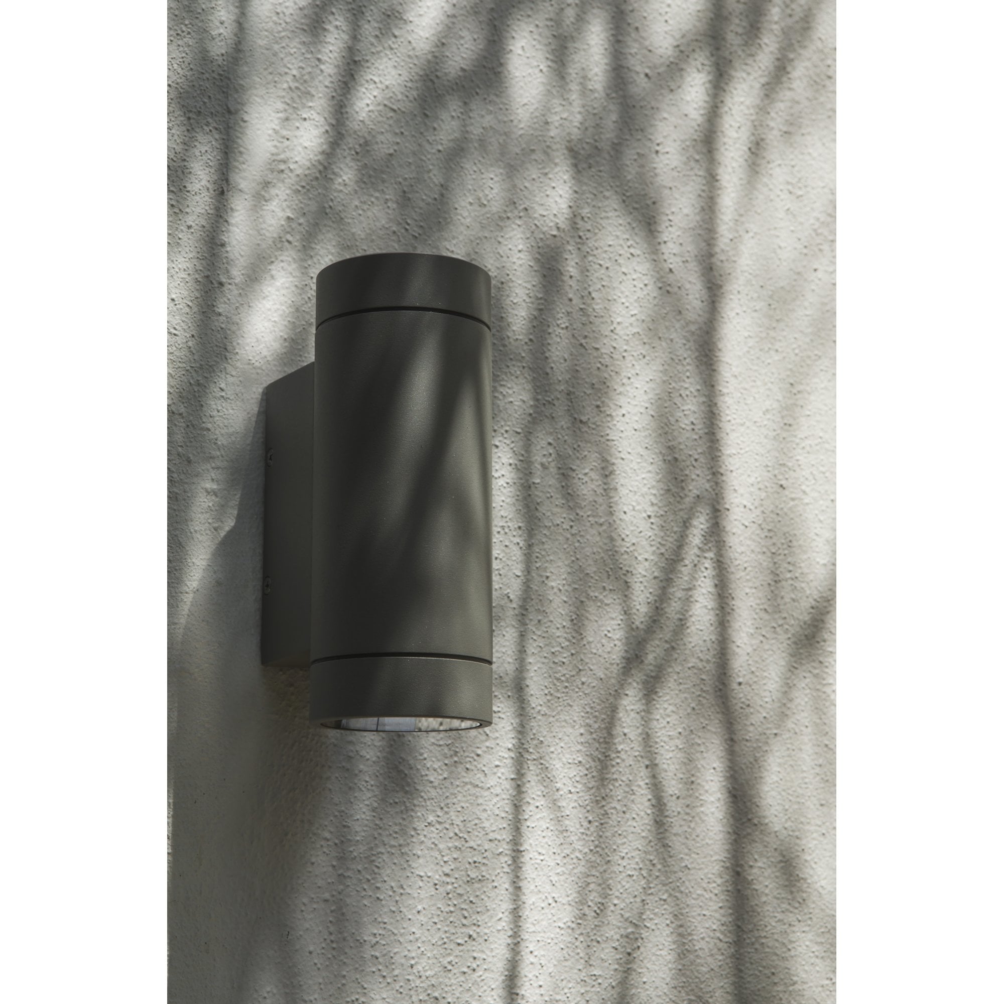 1372006 Dartmouth Twin LED Outdoor Wall Light Textured Black