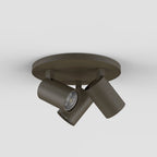 1286005 Ascoli Triple Round Spotlight Bronze
