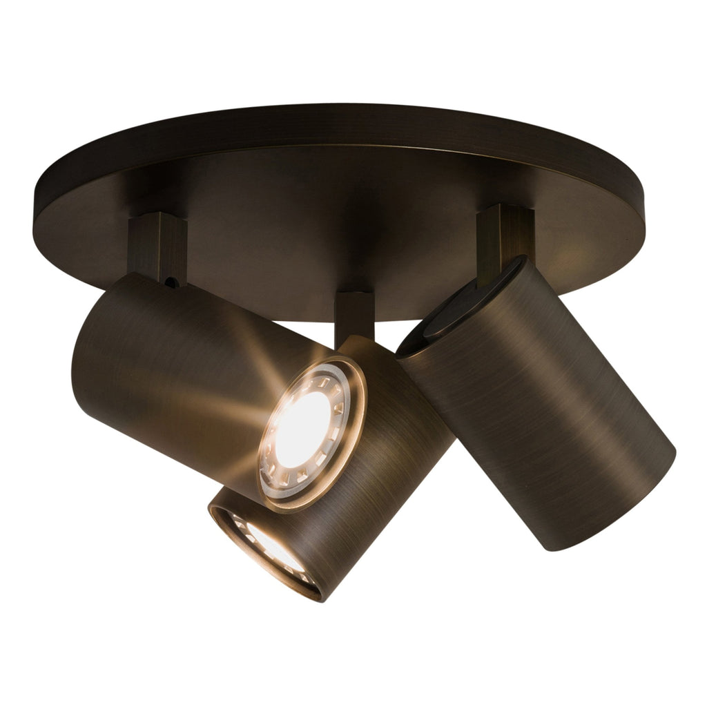 1286005 Ascoli Triple Round Spotlight Bronze