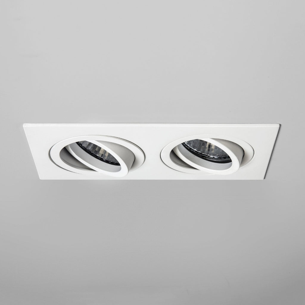 1240032 Taro Twin Fire-Rated Downlight/Recessed Spot Light Matt White