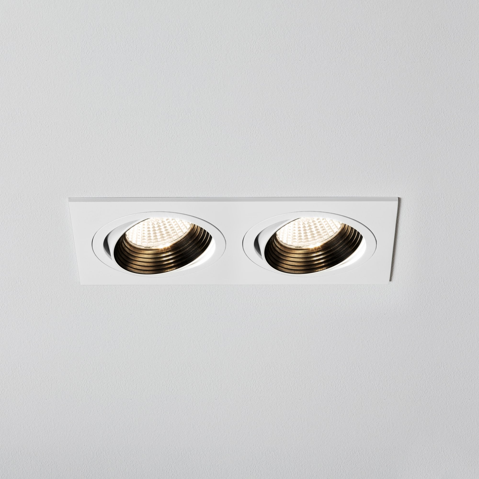 1256019 Aprilia Twin 3000K LED Downlight/Recessed Spot Light Matt White (SD)