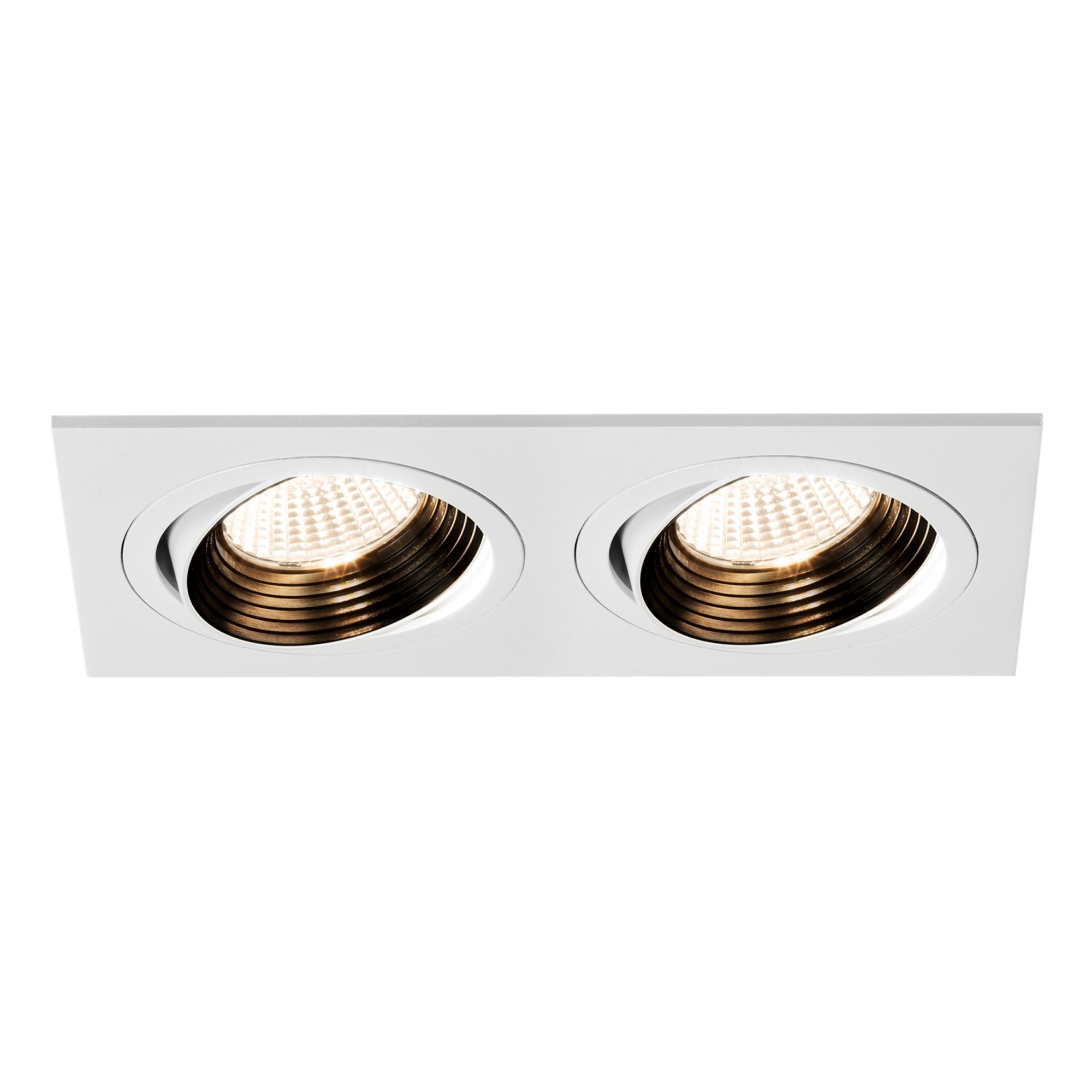 1256019 Aprilia Twin 3000K LED Downlight/Recessed Spot Light Matt White (SD)