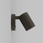 1286009 Ascoli Single Switched Reading Light Bronze