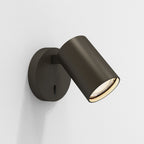 1286009 Ascoli Single Switched Reading Light Bronze (S)