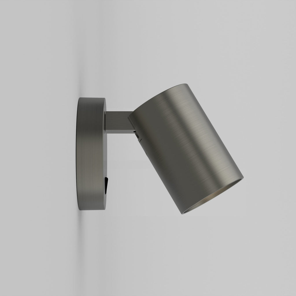 1286011 Ascoli Single Switched Reading Light Matt Nickel