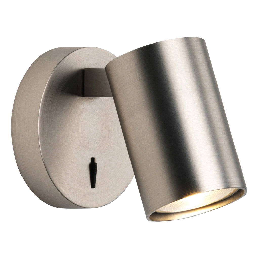 1286011 Ascoli Single Switched Reading Light Matt Nickel