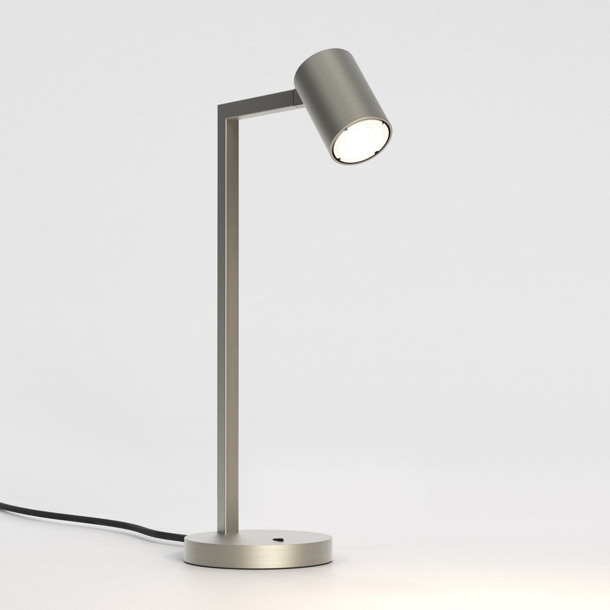 1286017 Ascoli Desk Table Light Matt Nickel