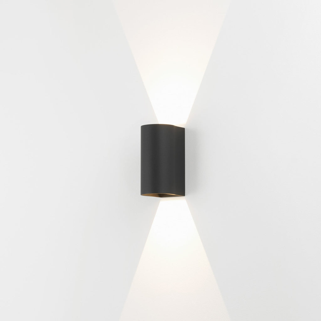 1384004 Dunbar 160 LED Outdoor Wall Light Textured Black