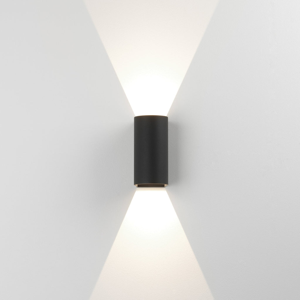 1384004 Dunbar 160 LED Outdoor Wall Light Textured Black