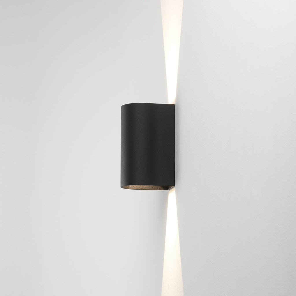 1384004 Dunbar 160 LED Outdoor Wall Light Textured Black