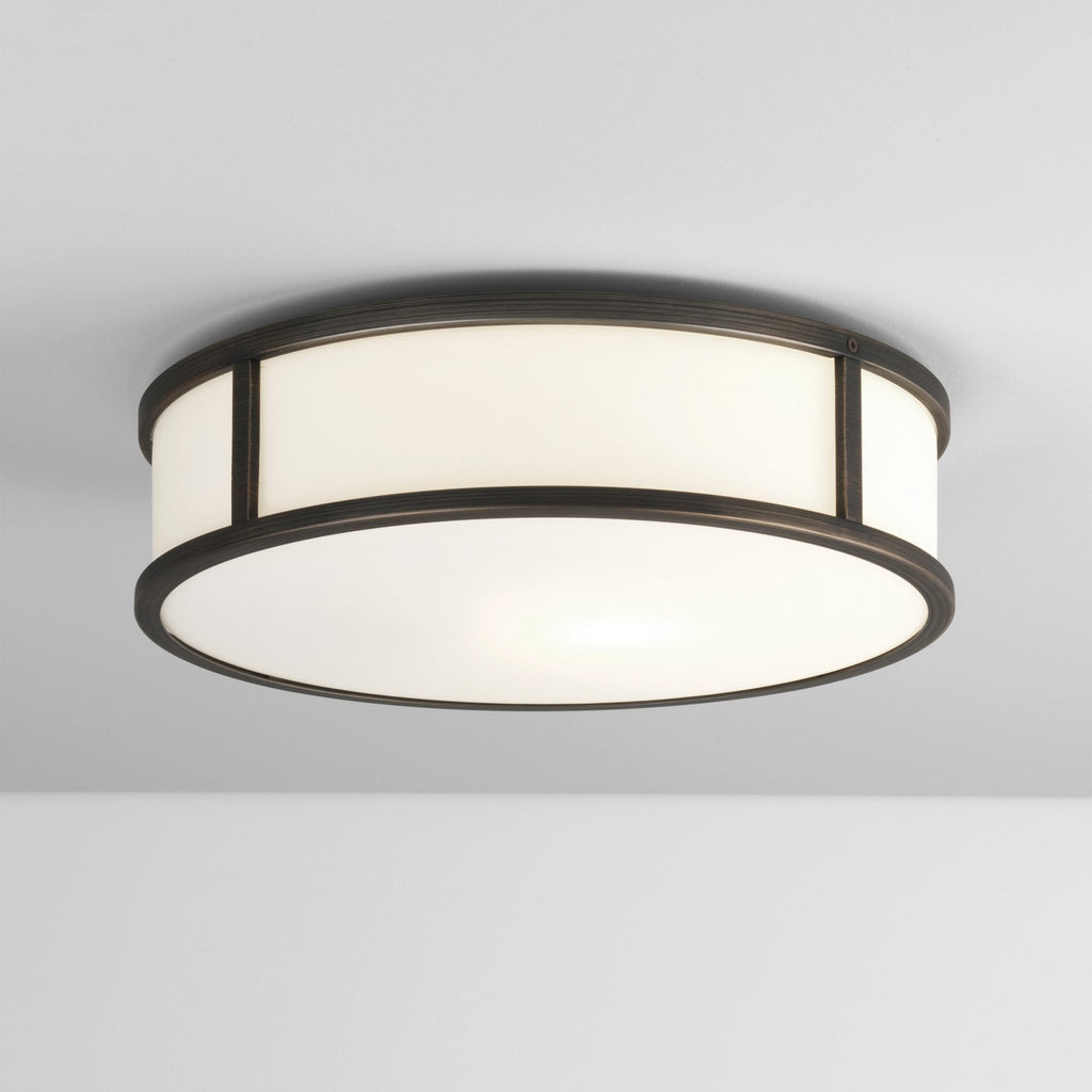 1121043 Mashiko Round 300 Bathroom Ceiling Light Bronze
