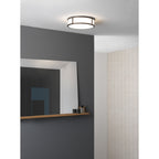 1121043 Mashiko Round 300 Bathroom Ceiling Light Bronze