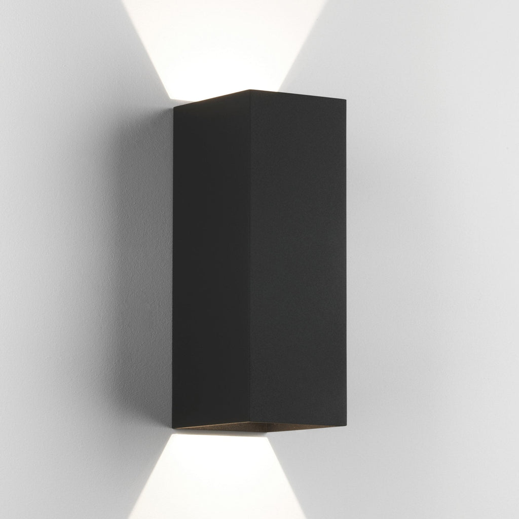 1298007 Oslo 255 LED Outdoor Wall Light Textured Black (S)