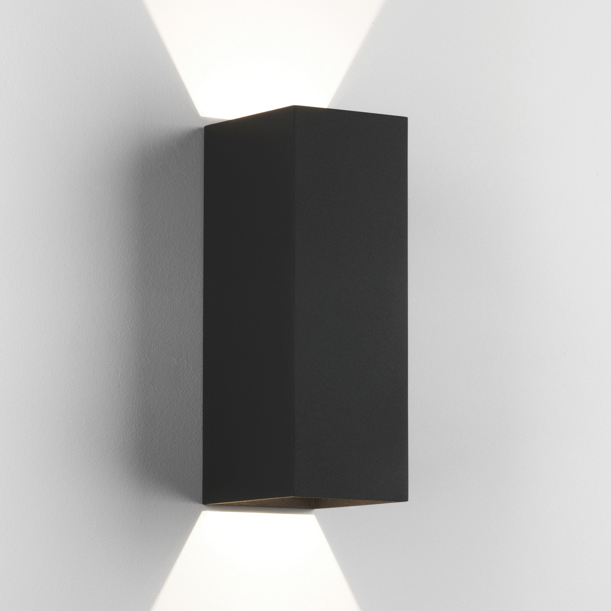 1298007 Oslo 255 LED Outdoor Wall Light Textured Black (S)