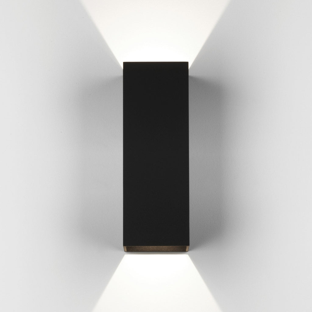 1298007 Oslo 255 LED Outdoor Wall Light Textured Black