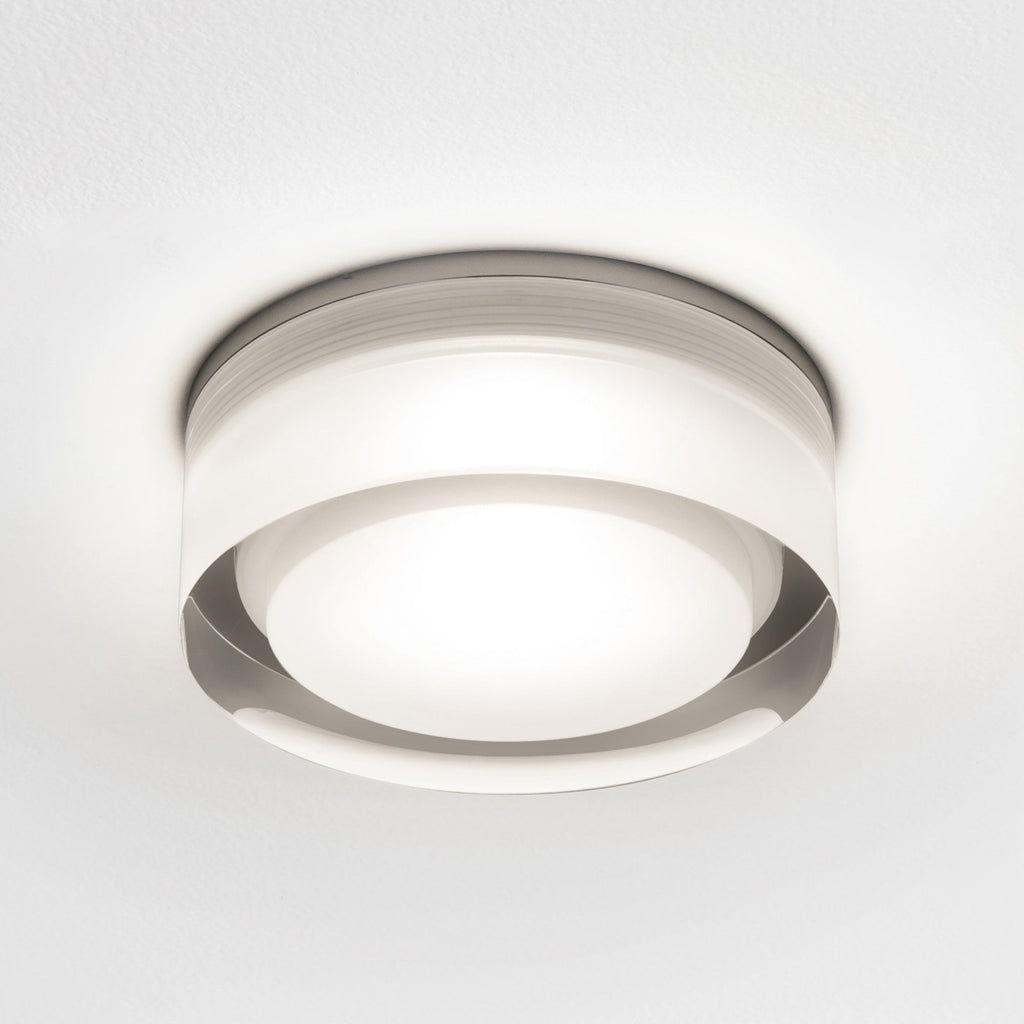 1229012 Vancouver Round 90 LED Bathroom Downlight/Recessed Spot Light Clear Acrylic