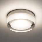1229012 Vancouver Round 90 LED Bathroom Downlight/Recessed Spot Light Clear Acrylic