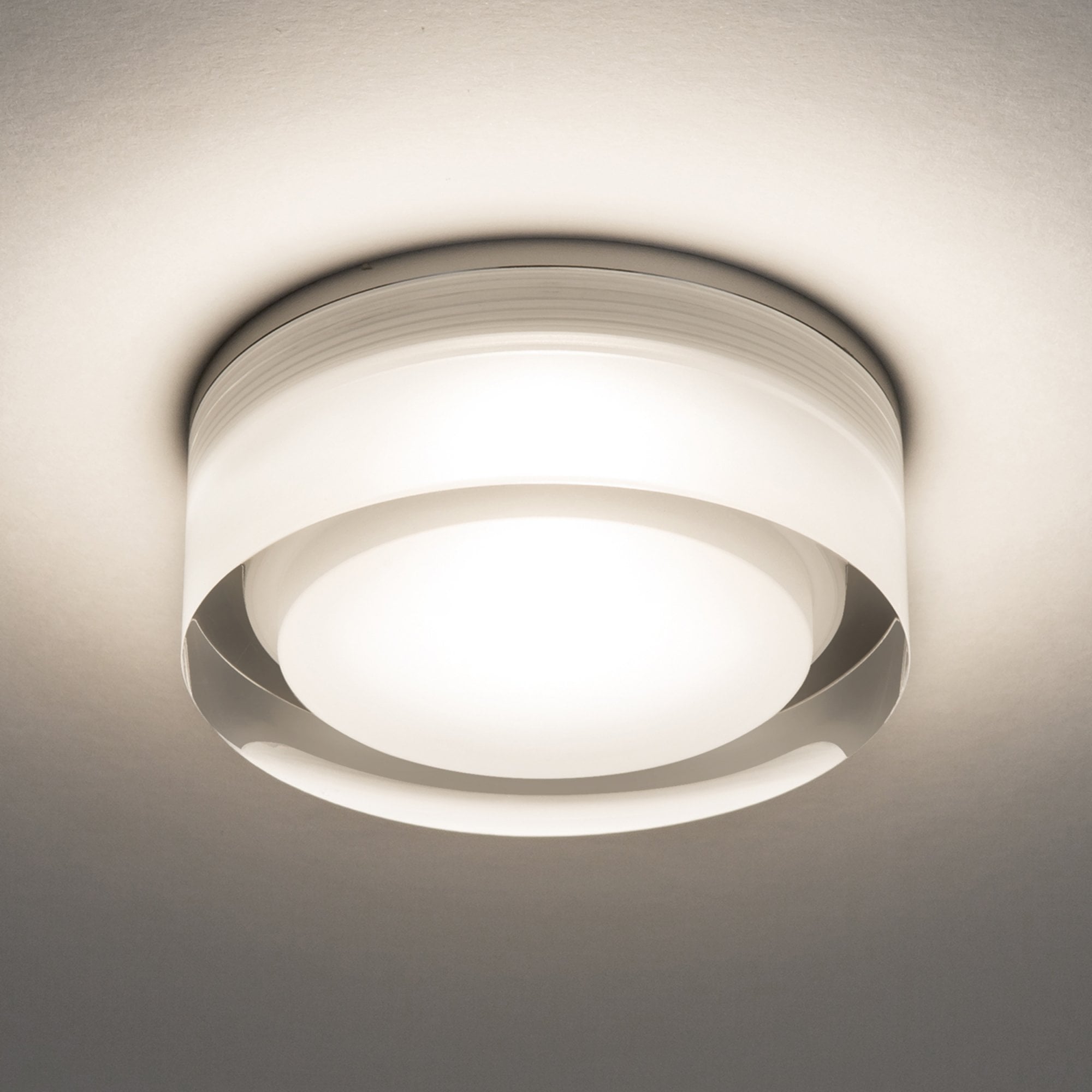 1229012 Vancouver Round 90 LED Bathroom Downlight/Recessed Spot Light Clear Acrylic