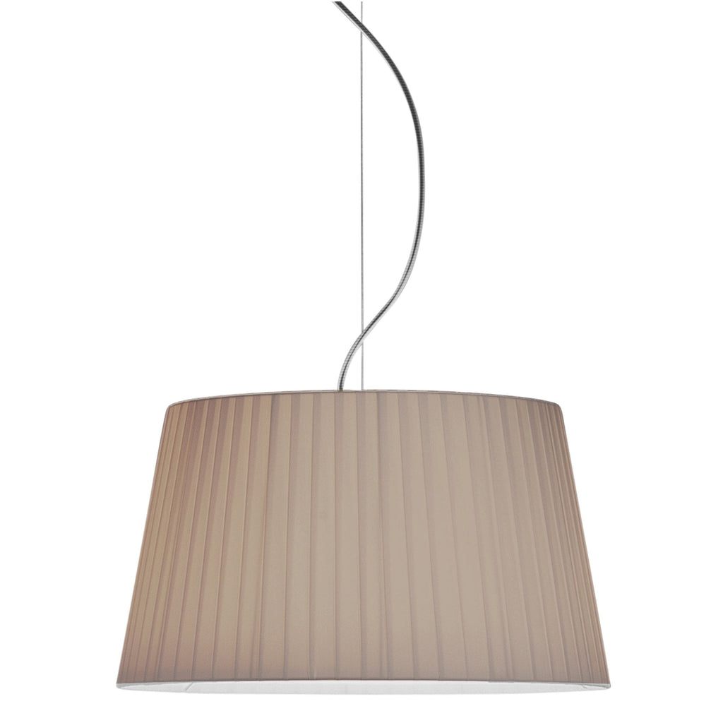 5002010 Tapered Round 400 Pleated Shade Putty