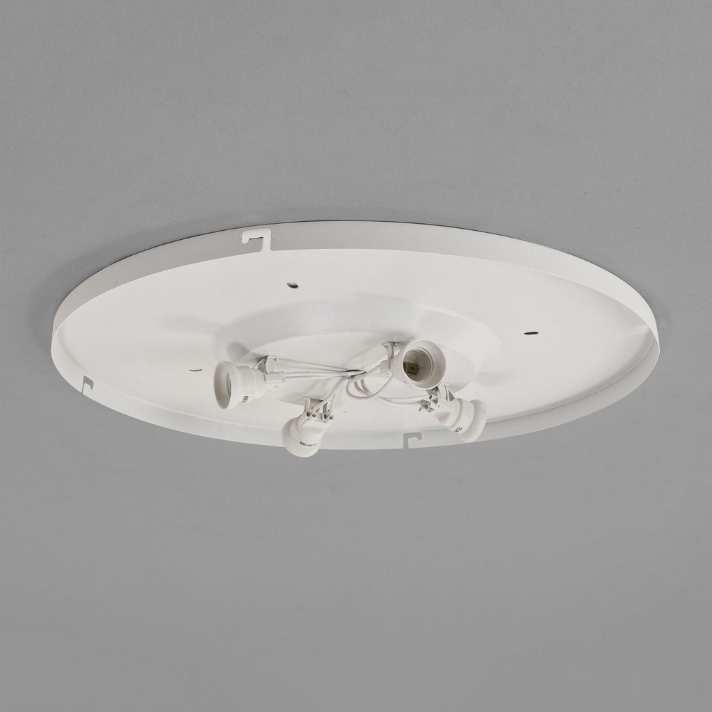 1296002 4-Way Plate Ceiling Light Matt White (S)
