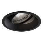 1249016 Minima Round Adjustable Downlight/Recessed Spot Light Matt Black