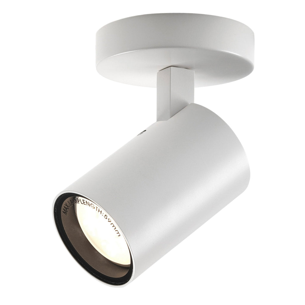 1393001 Astro Aqua Single IP44 Bathroom Spotlight — Matt White