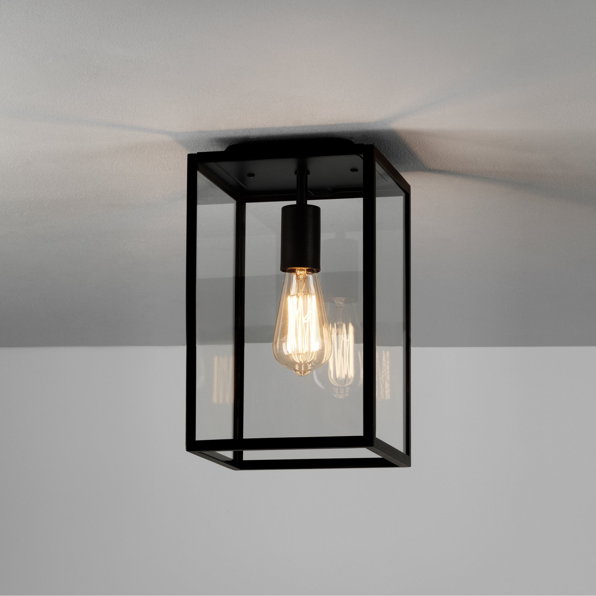 1095021 Homefield Ceiling Outdoor Ceiling Light Textured Black