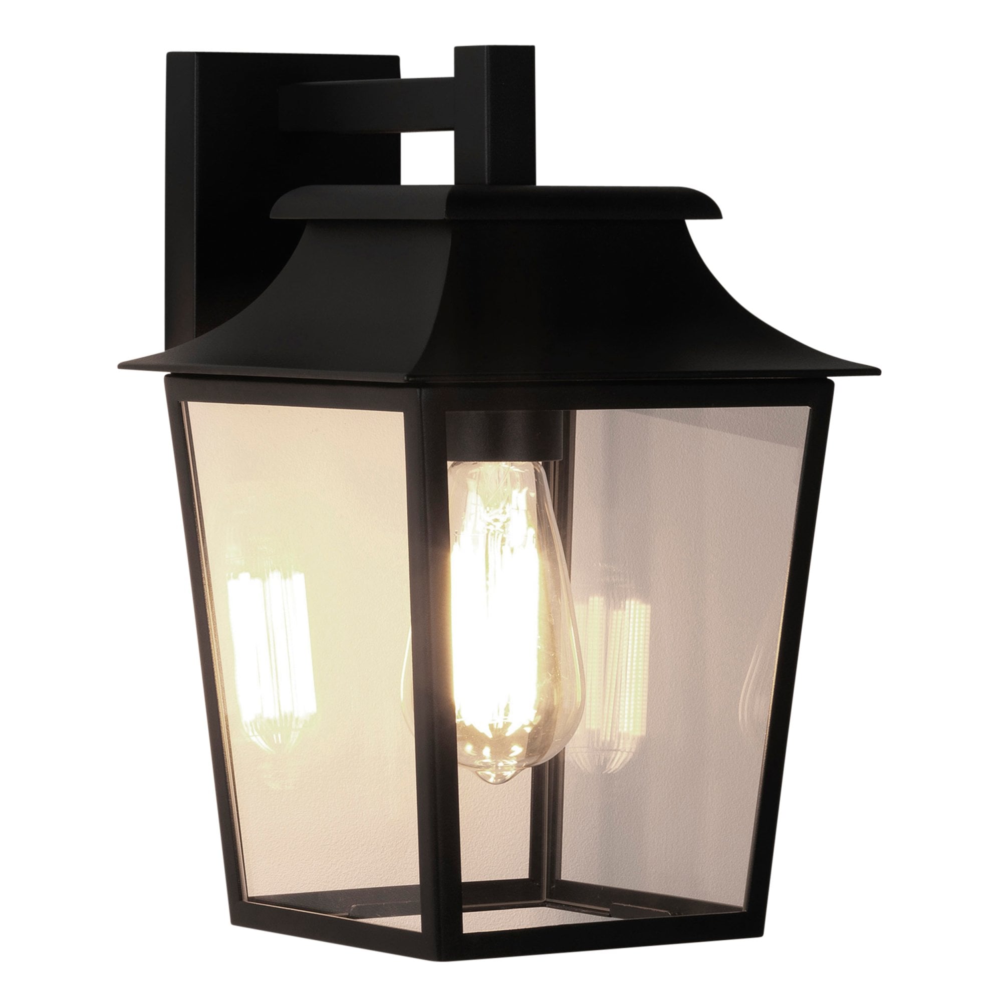 1340004 Richmond Wall Lantern 200 Outdoor Wall Light Textured Black