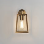 1306005 Calvi Wall 215 Outdoor Wall Light Antique Brass (S)