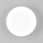 1391003 Kea 250 Round LED Outdoor Wall Light Textured White (S)