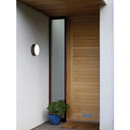 1391004 Kea 250 Round LED Outdoor Wall Light Textured Black