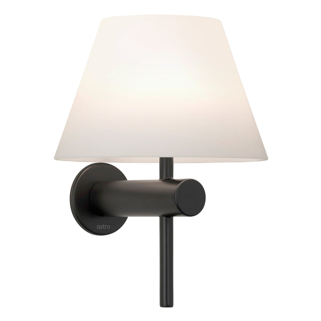 1050007 Roma Bathroom Wall Light Matt Black