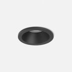 1249017 Minima Round Fixed IP65 Bathroom Downlight/Recessed Spot Light Matt Black