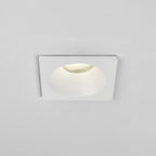 1249018 Minima Square Fixed IP65 Bathroom Downlight/Recessed Spot Light Matt White