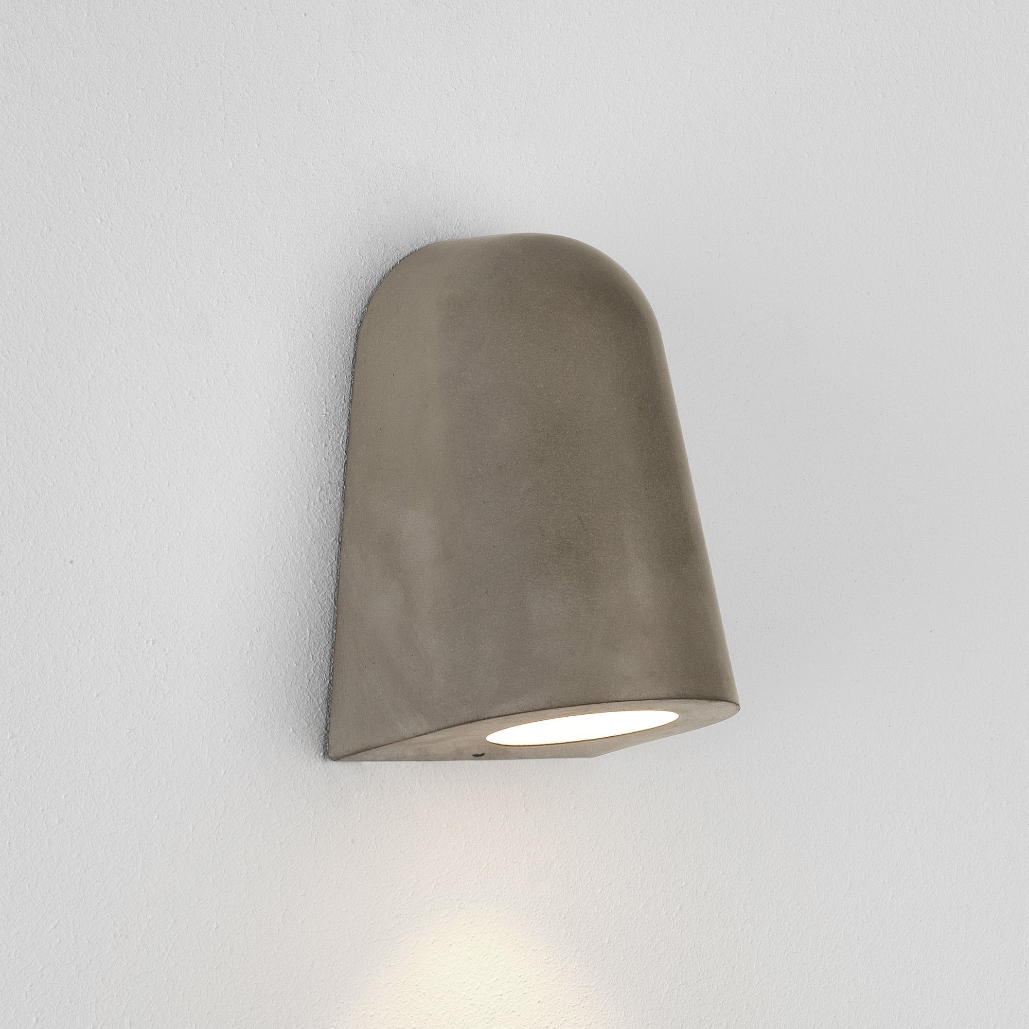 Mast  Light Outdoor Coastal Wall  Light Matt Concrete