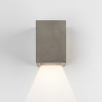 1298019 Oslo 120 LED Outdoor Coastal Wall Light Matt Concrete