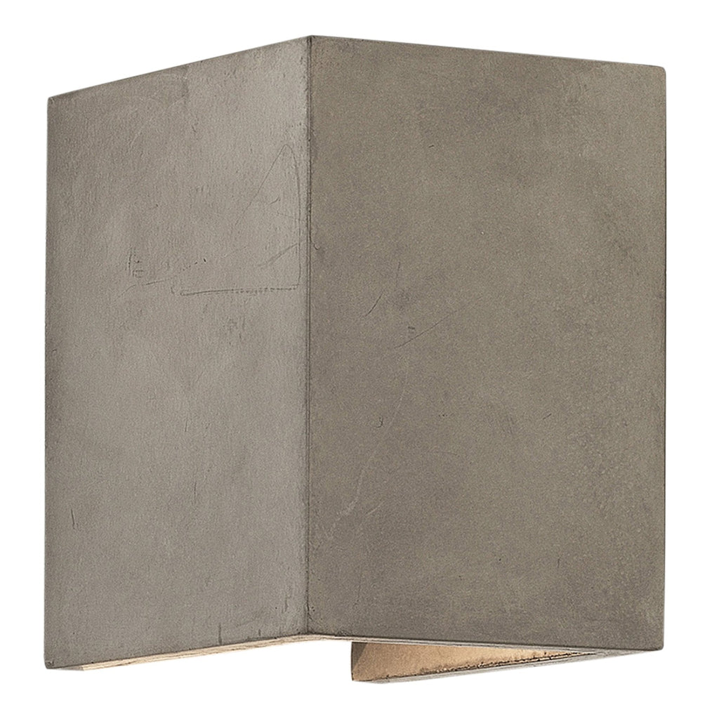 1298019 Oslo 120 LED Outdoor Coastal Wall Light Matt Concrete