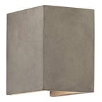 1298019 Oslo 120 LED Outdoor Coastal Wall Light Matt Concrete