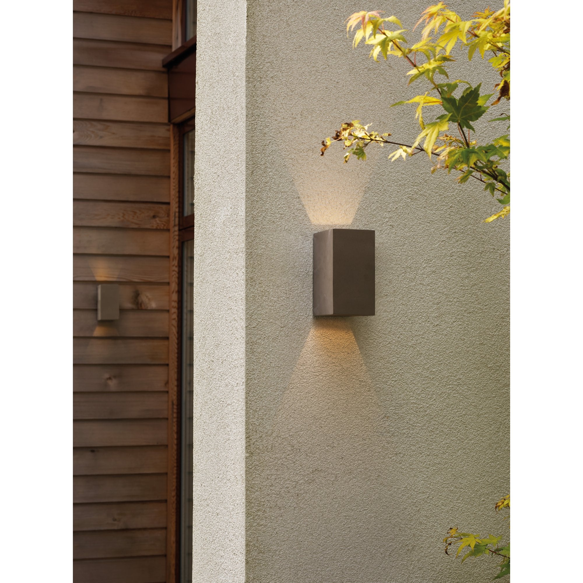 Oslo 160LED Outdoor Coastal Wall  Light Matt Concrete