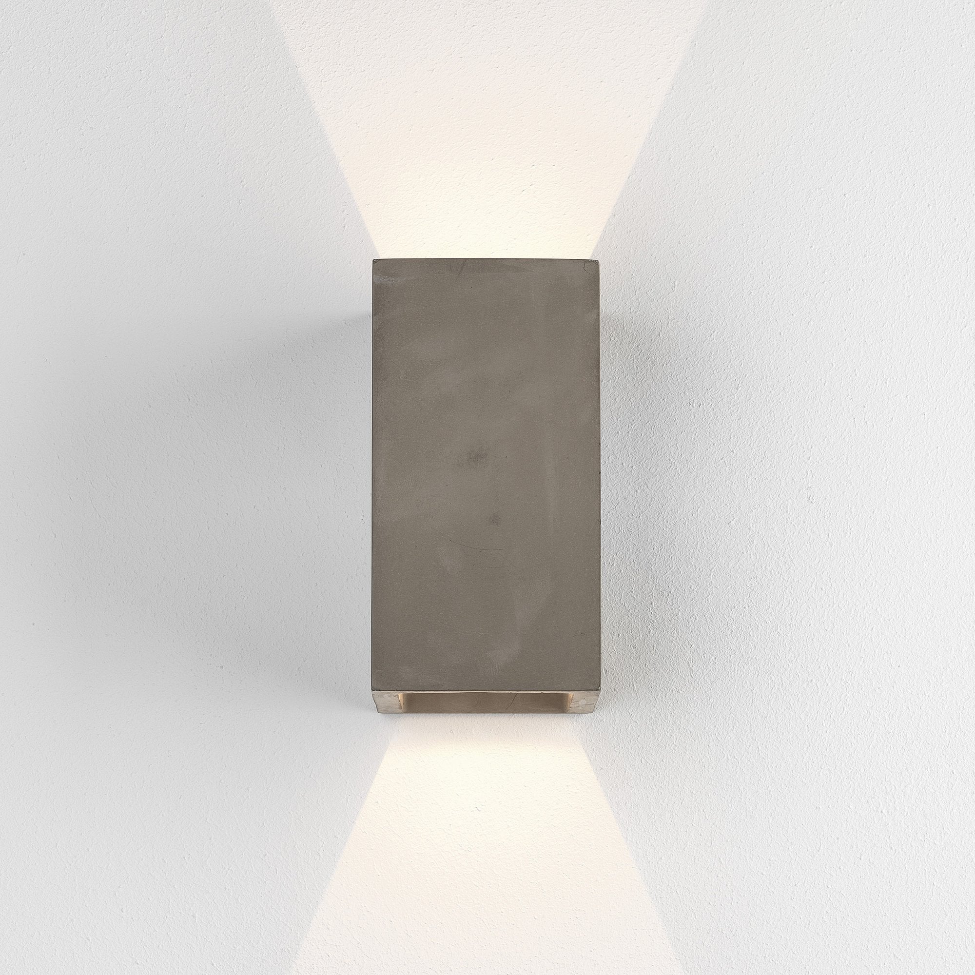 Oslo 160LED Outdoor Coastal Wall  Light Matt Concrete