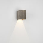 Dunbar 120LED Outdoor Coastal Wall  Light Matt Concrete