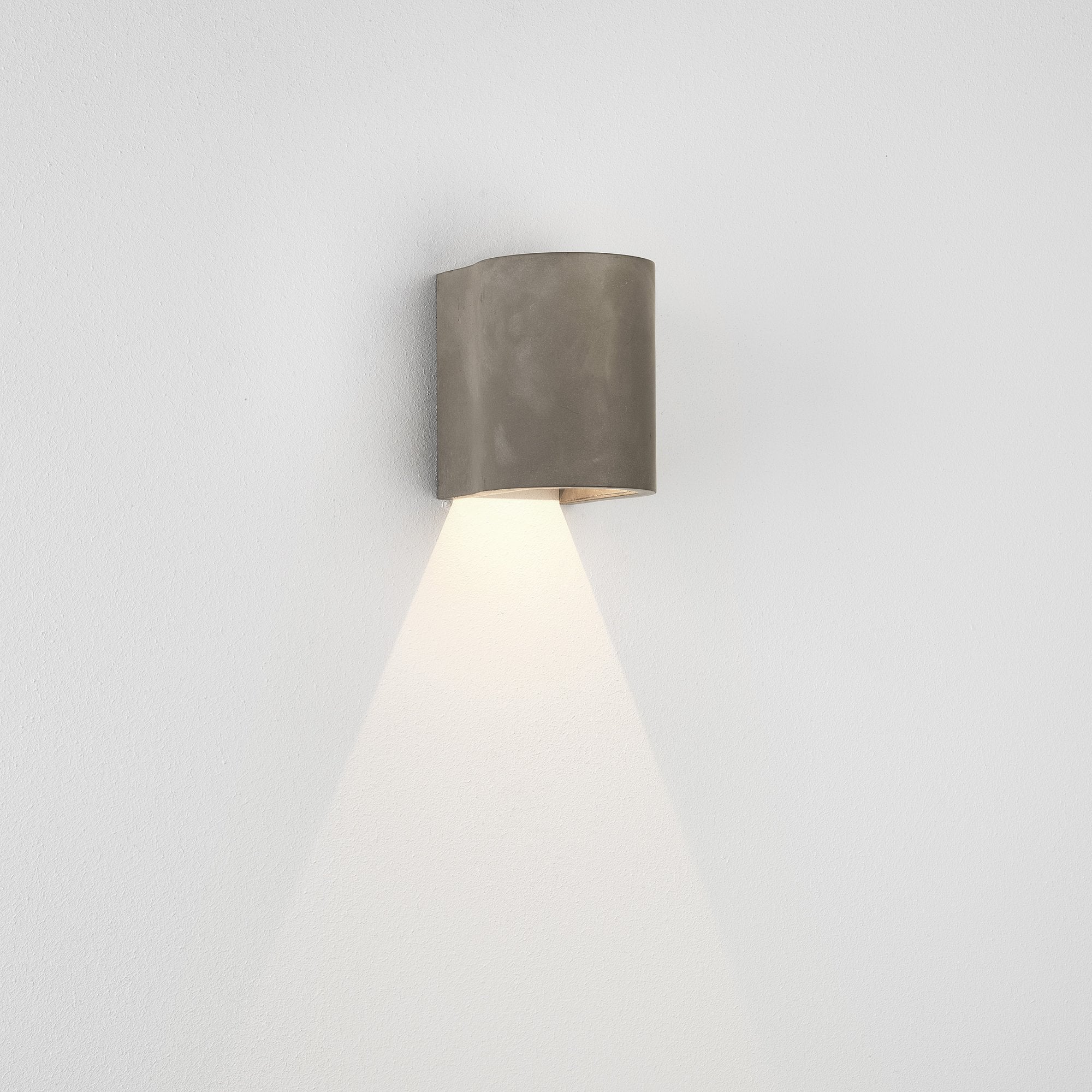 Dunbar 120LED Outdoor Coastal Wall  Light Matt Concrete