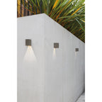 Dunbar 120LED Outdoor Coastal Wall  Light Matt Concrete