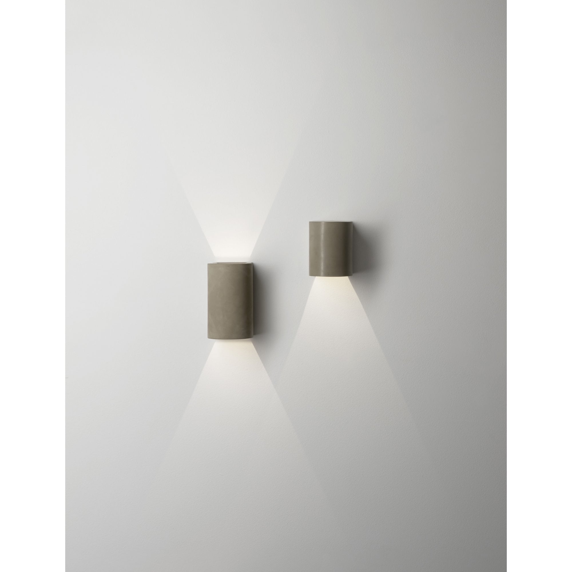 Dunbar 120LED Outdoor Coastal Wall  Light Matt Concrete