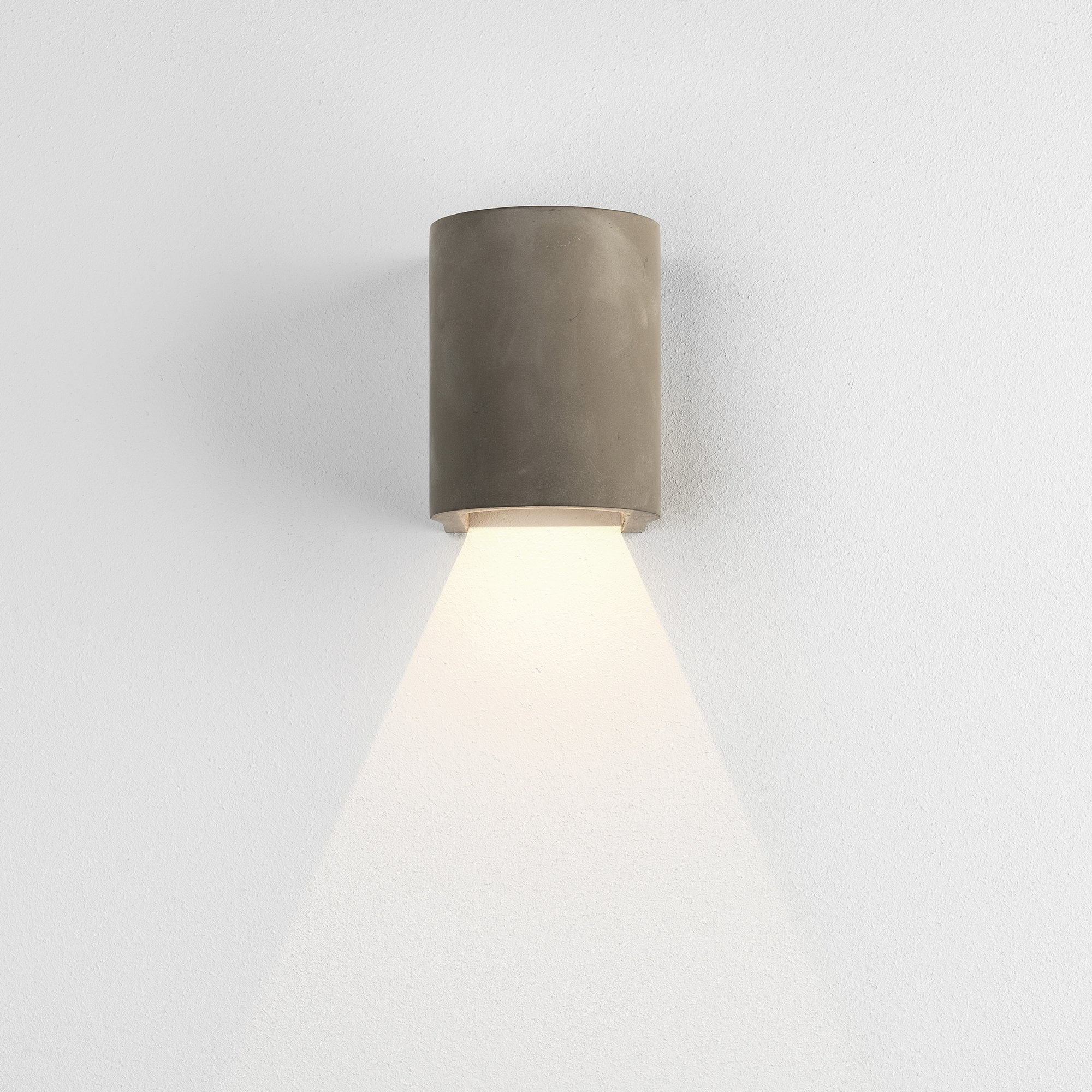 Dunbar 120LED Outdoor Coastal Wall  Light Matt Concrete