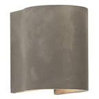 Dunbar 120LED Outdoor Coastal Wall  Light Matt Concrete